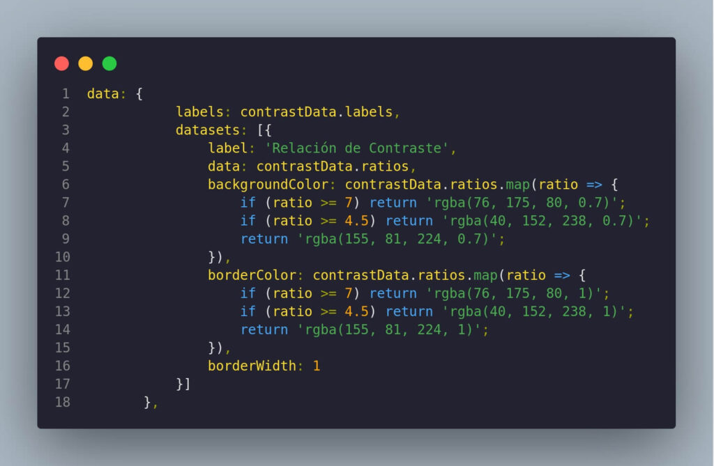 javascript con nebula purple