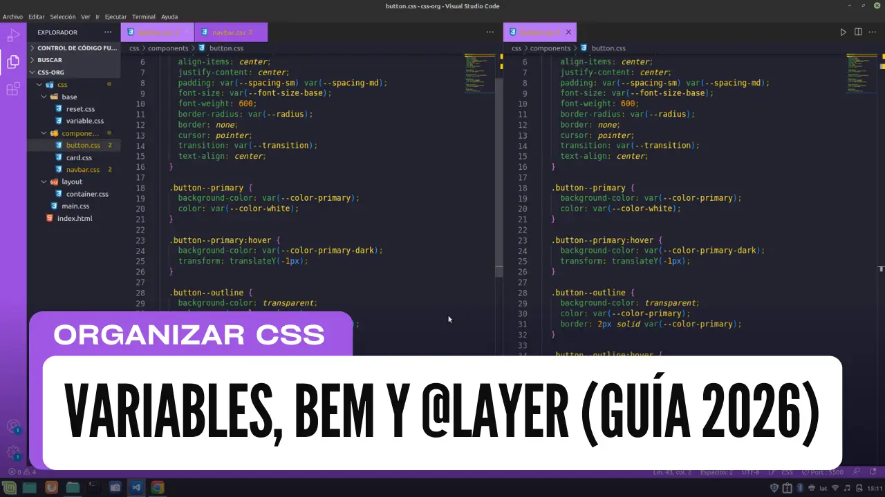 Portada css guia 2026